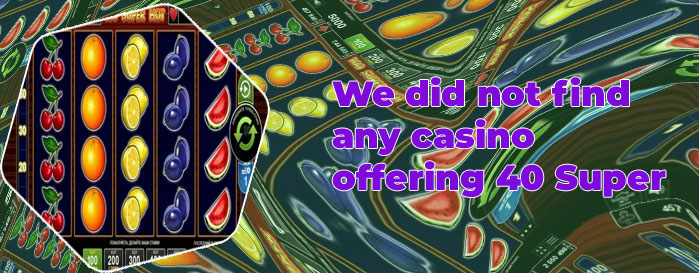 40 line super hot slot machine