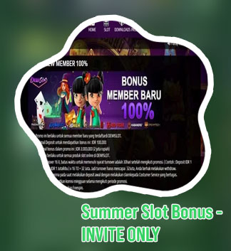 Bonus slot new member