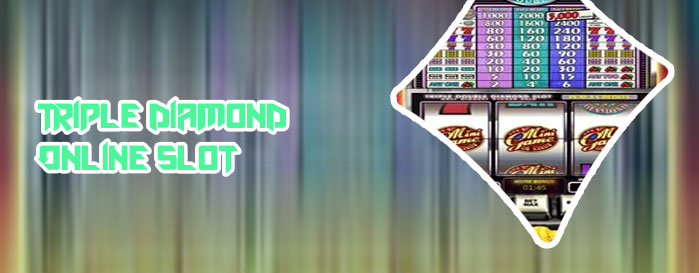 Triple diamond slot machine