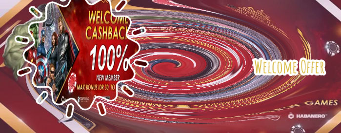 Welcome bonus slot 100